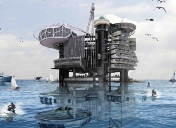 Abandoned oil rigs