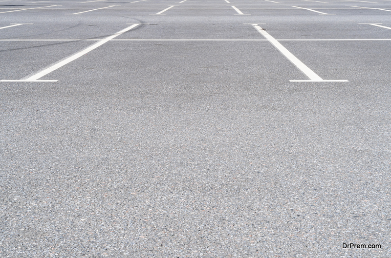 paved parking